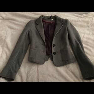 H&M gray jacket/blazer size 2
